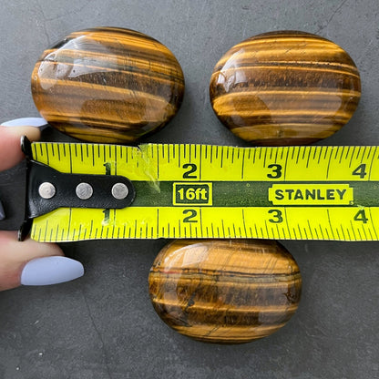 Tiger Eye Palm Stone