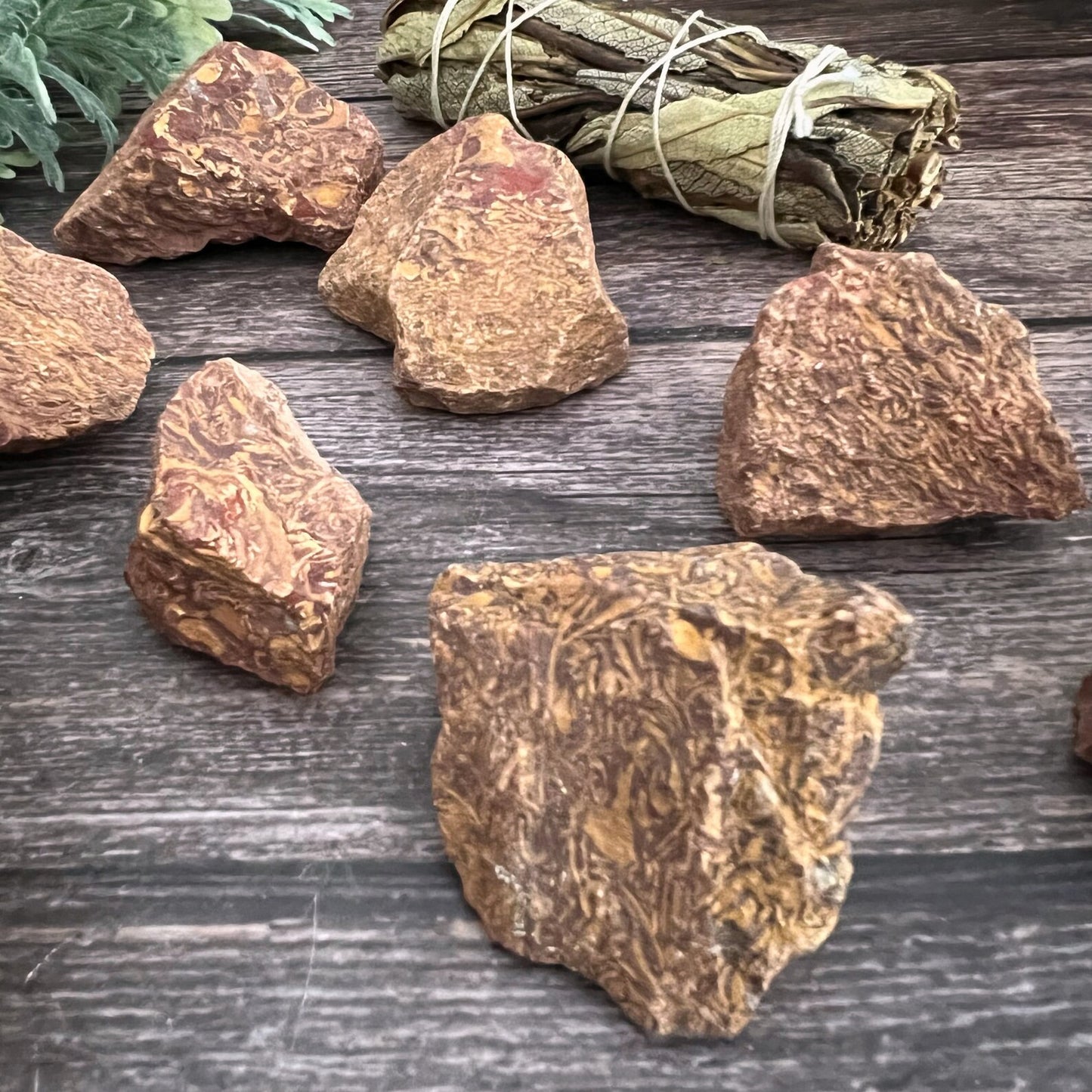 Raw Calligraphy Jasper Stones