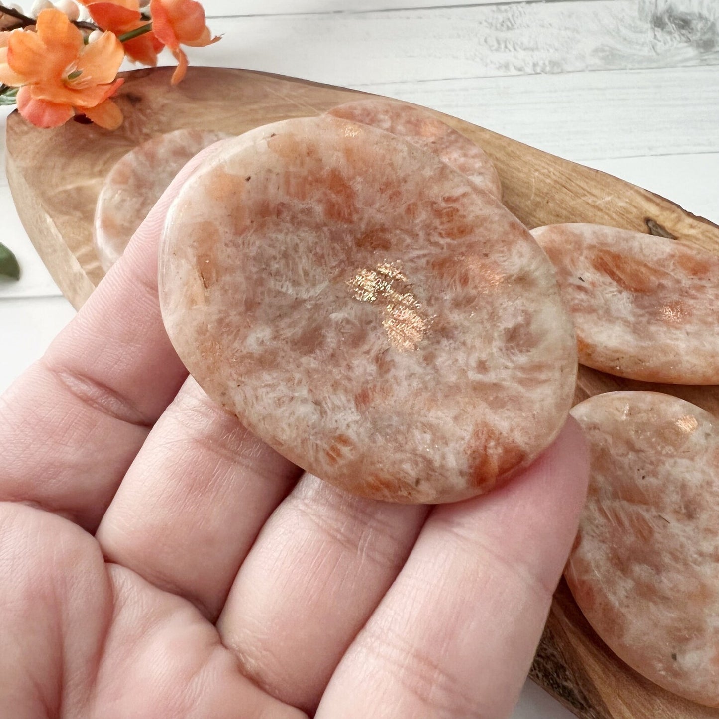 Sunstone Worry Stone