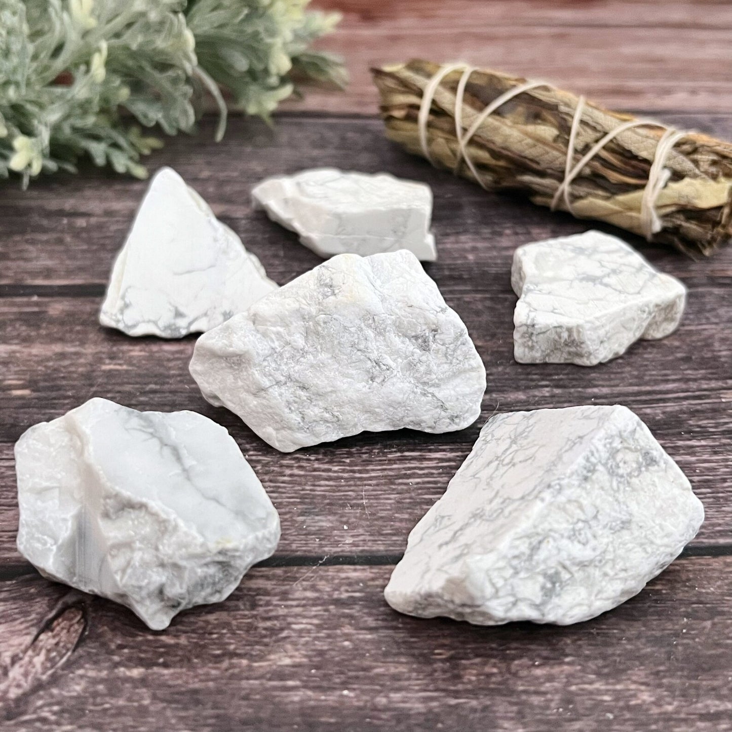 Raw Howlite Stones