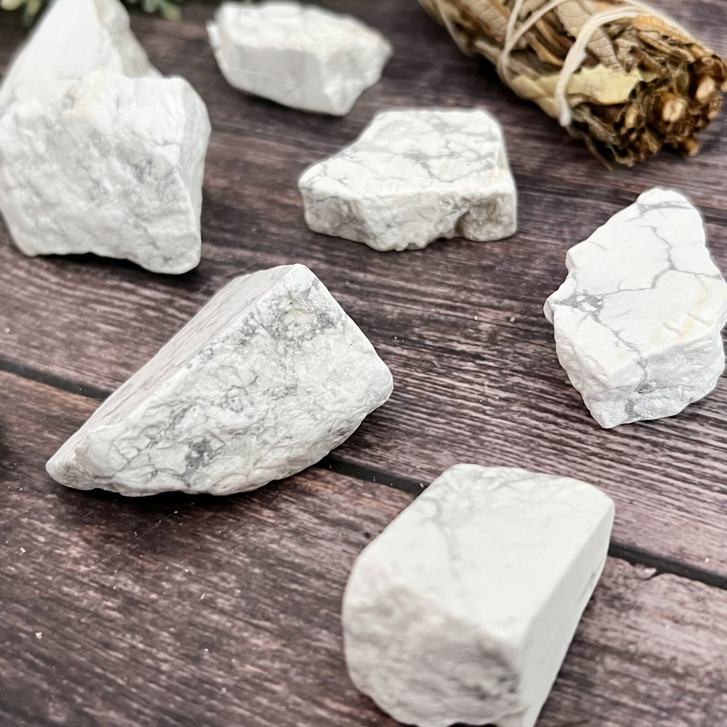 Raw Howlite Stones