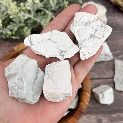 Raw Howlite Stones