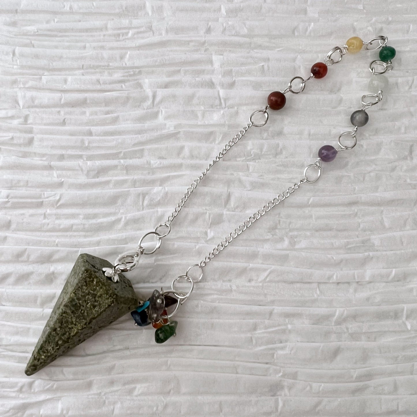 Epidote Hexagonal Pendulum