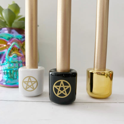 Pentacle Chime Ceramic Holders