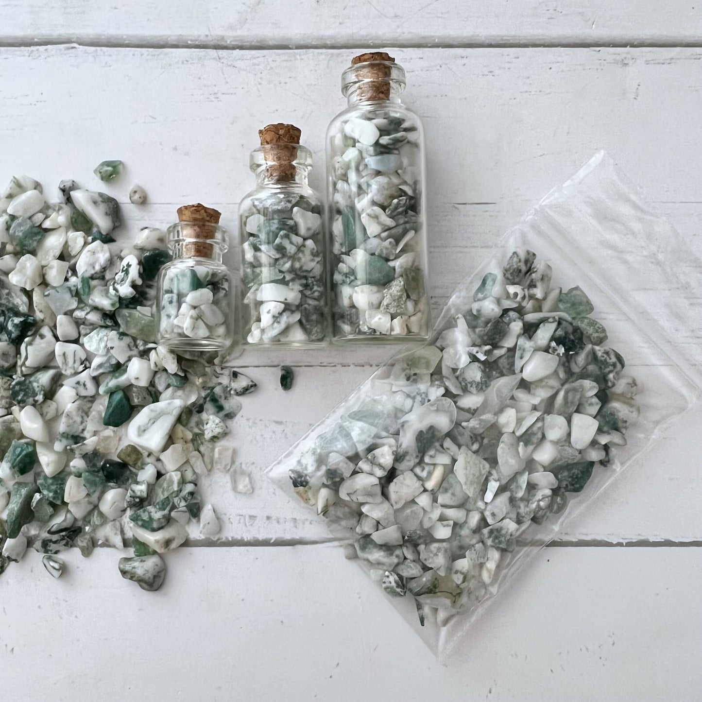 Tree Agate Crystal Chips