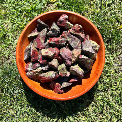 Raw Dragon Blood Jasper Stones