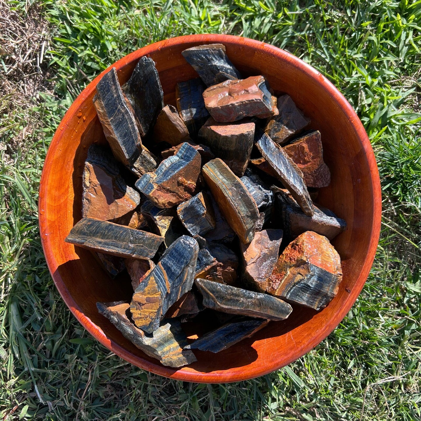 Raw Blue Tigers Eye Stones