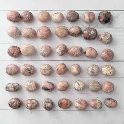 Pink Picasso Jasper Tumbled Stone