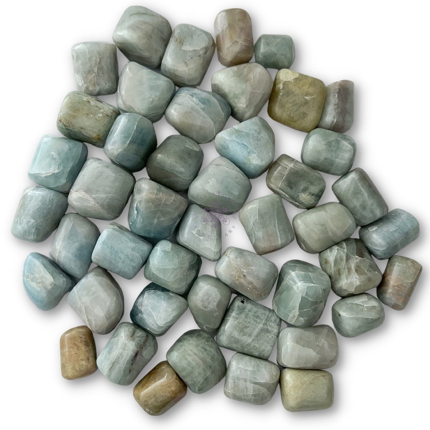 Aquamarine Tumbled Stones