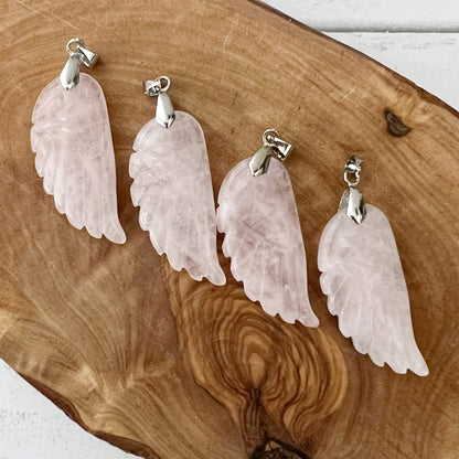 Angel Wing Crystal Pendant