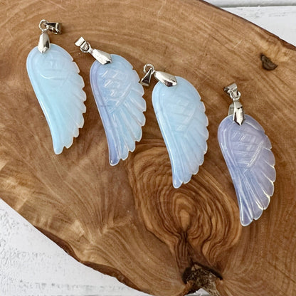 Angel Wing Crystal Pendant