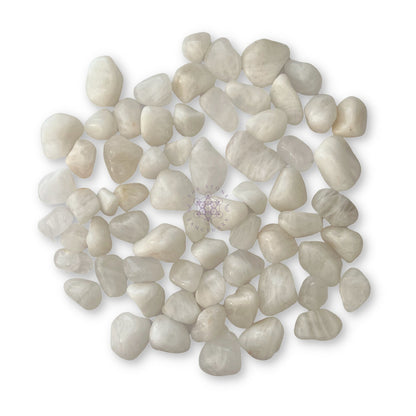 Snow Quartz Tumbled Stones