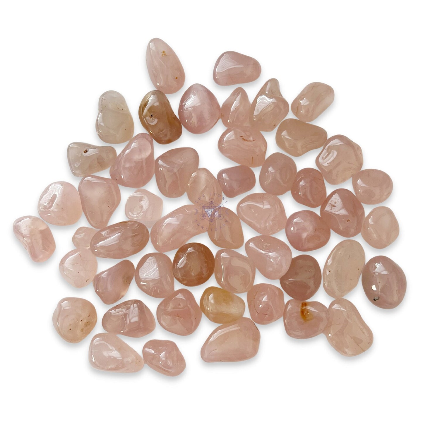 Pink Chalcedony Tumbled Stones