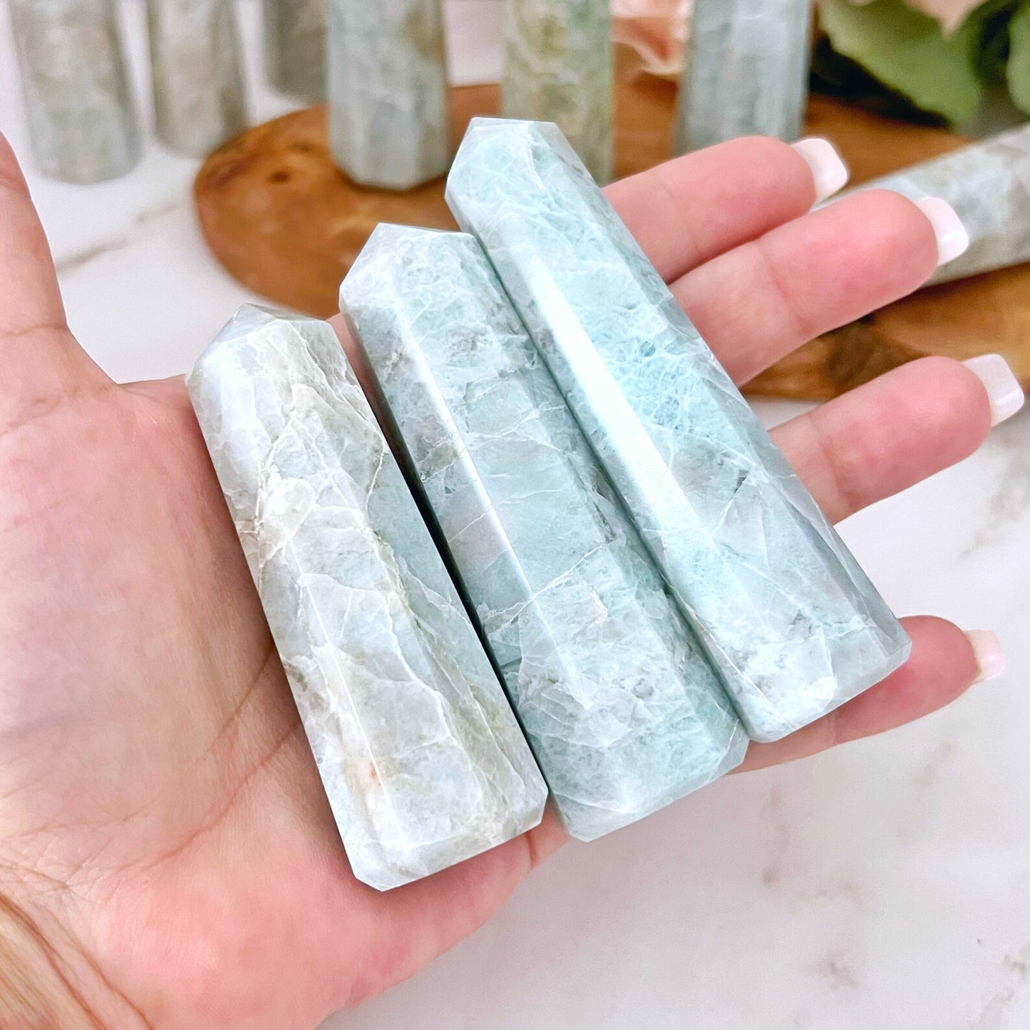 3-4" Aquamarine Standing Point