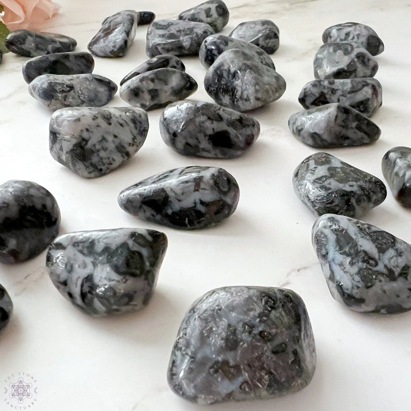 Indigo Gabbro Tumbled Stones