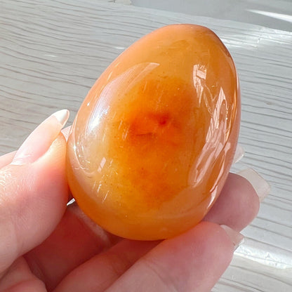 1.75" Carnelian Agate Egg