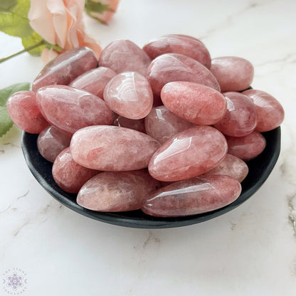 Strawberry Quartz Tumbled Stones