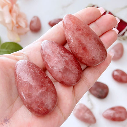 Strawberry Quartz Tumbled Stones