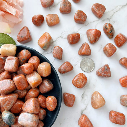 Orchid Calcite Tumbled Stones