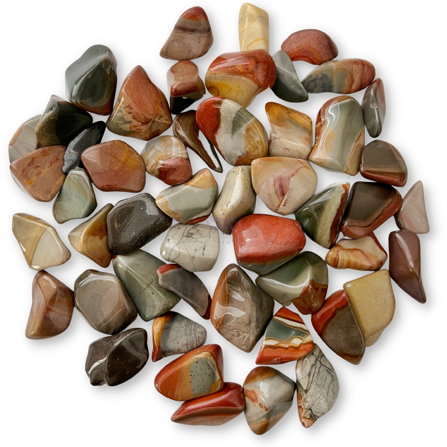 Polychrome Jasper Tumbled Stones