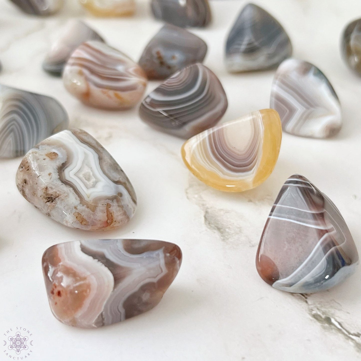 Botswana Agate Tumbled Stones