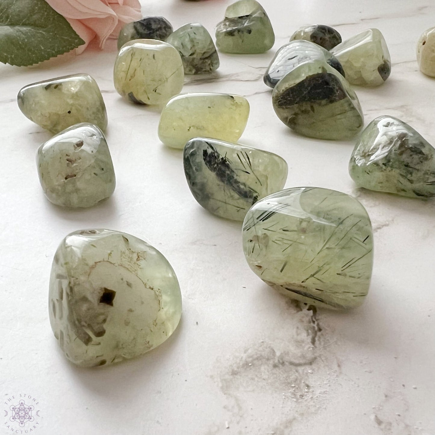 Prehnite Tumbled Stones