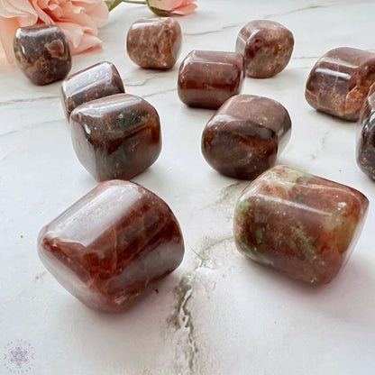 Hessonite Garnet Tumbled Stones