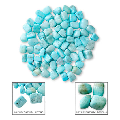 Blue Aragonite Tumbled Stones