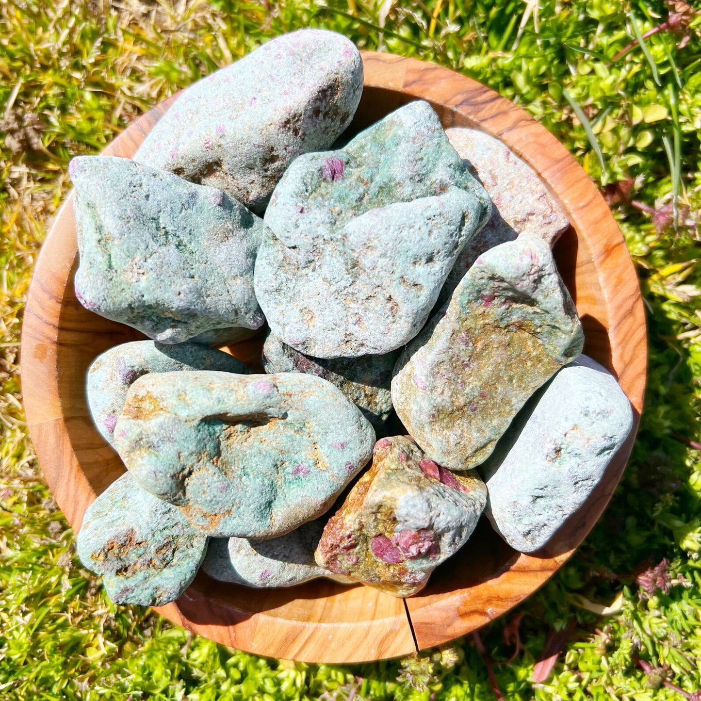 Raw Ruby Fuchsite Stone