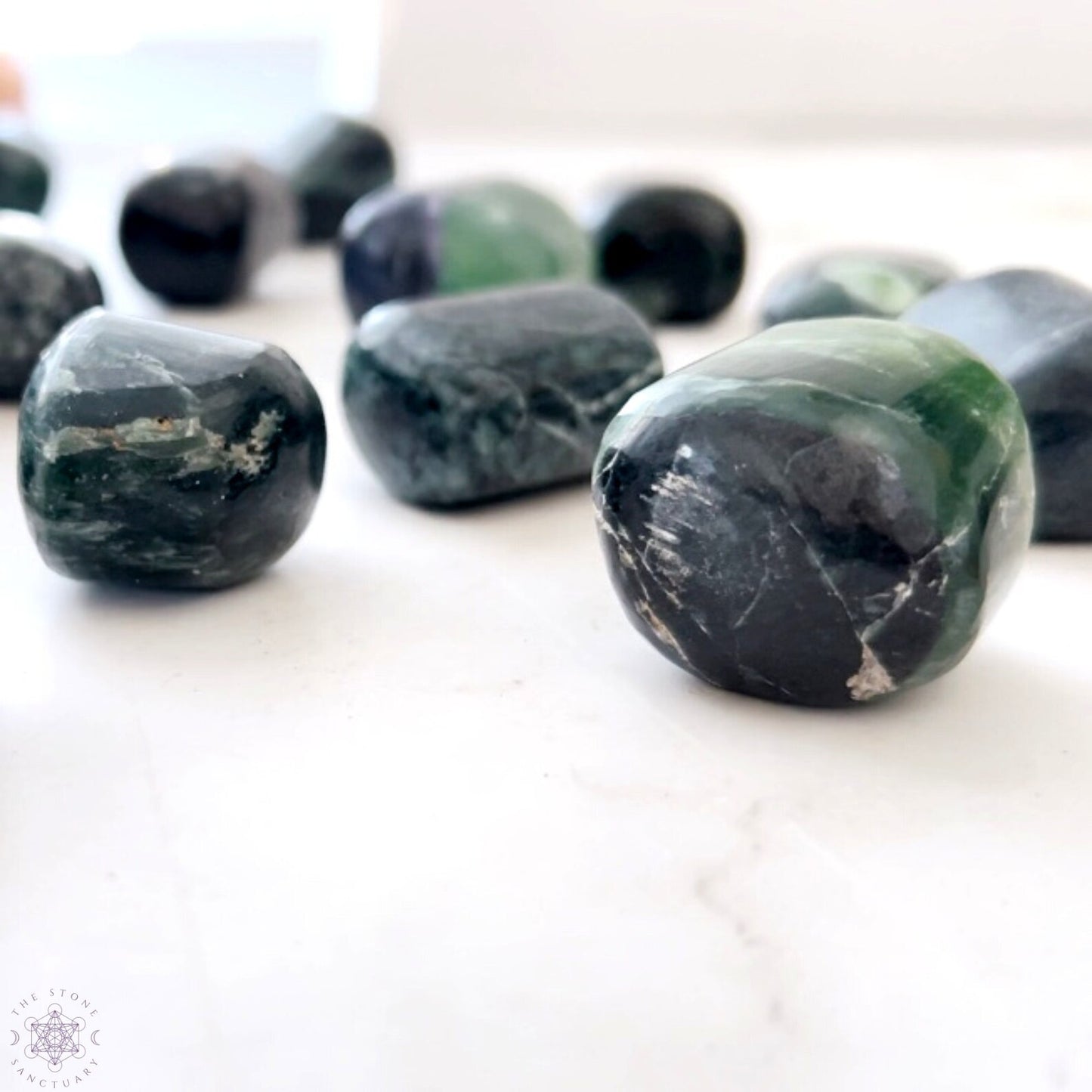 Green Kyanite Tumbled Stones