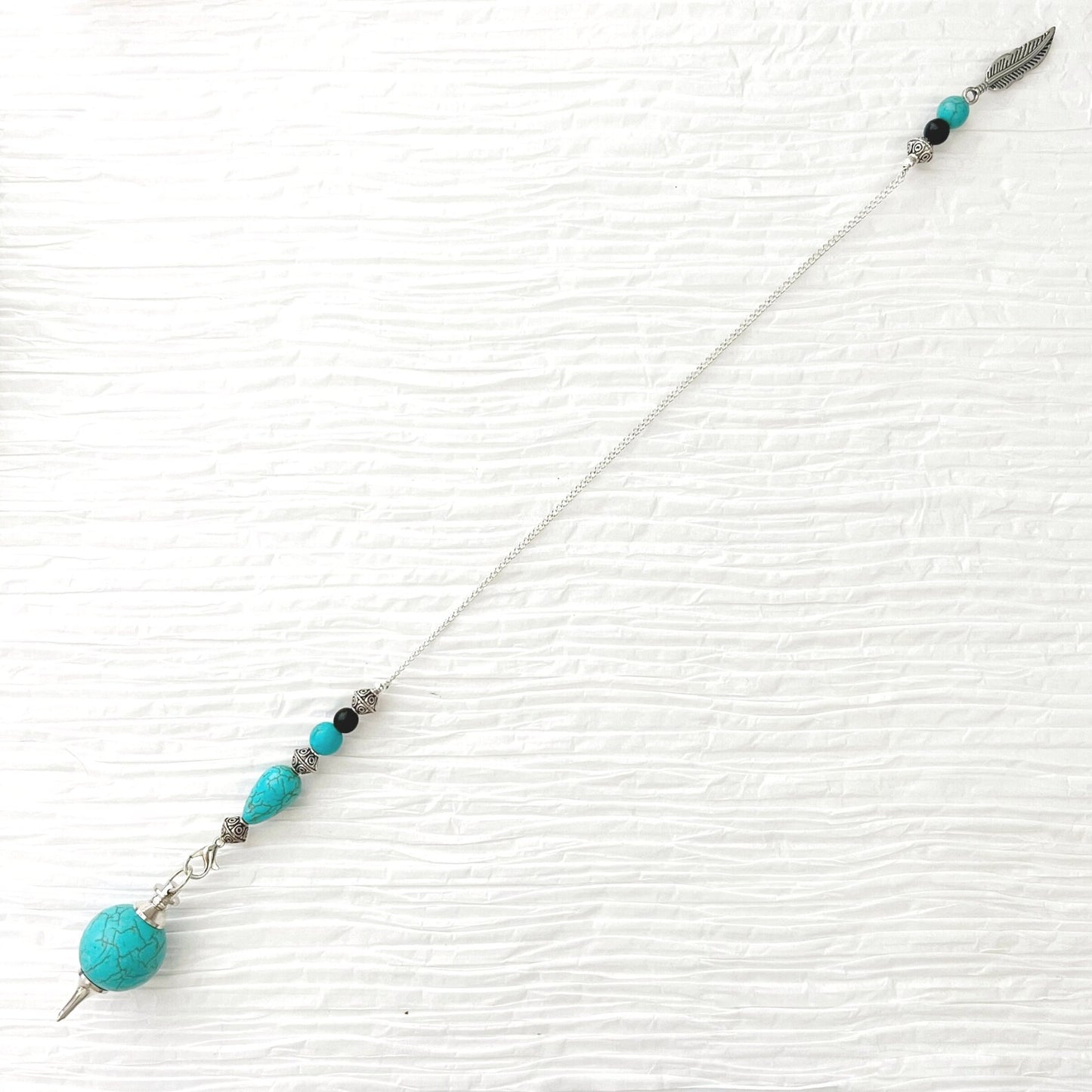 Turquoise Howlite Seferoth Pendulum