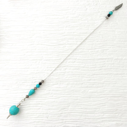 Turquoise Howlite Seferoth Pendulum