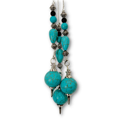 Turquoise Howlite Seferoth Pendulum