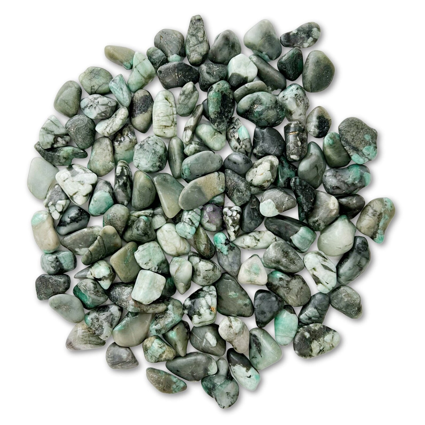 Emerald Tumbled Stones