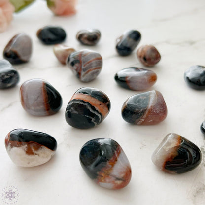 Sardonyx Tumbled Stones