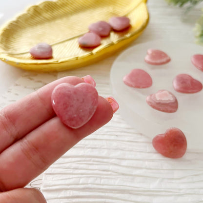 20mm Mini Rhodochrosite Heart