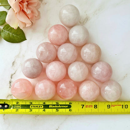 40mm Rose Quartz Sphere