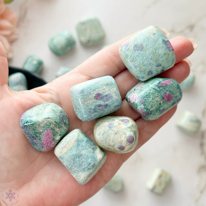 Ruby Fuchsite Tumbled Stones