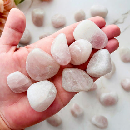 Lavender Quartz Tumbled Stones