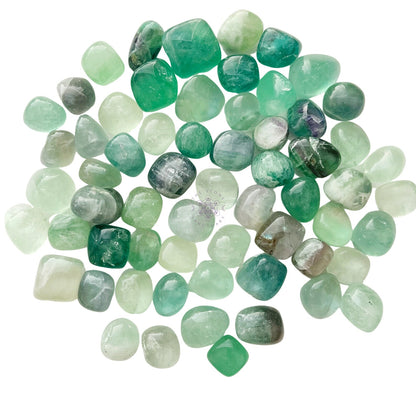 Green Fluorite Tumbled Stones