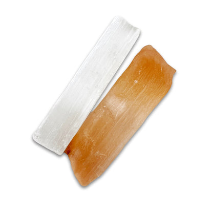 3" Raw Selenite Sticks - Orange or White