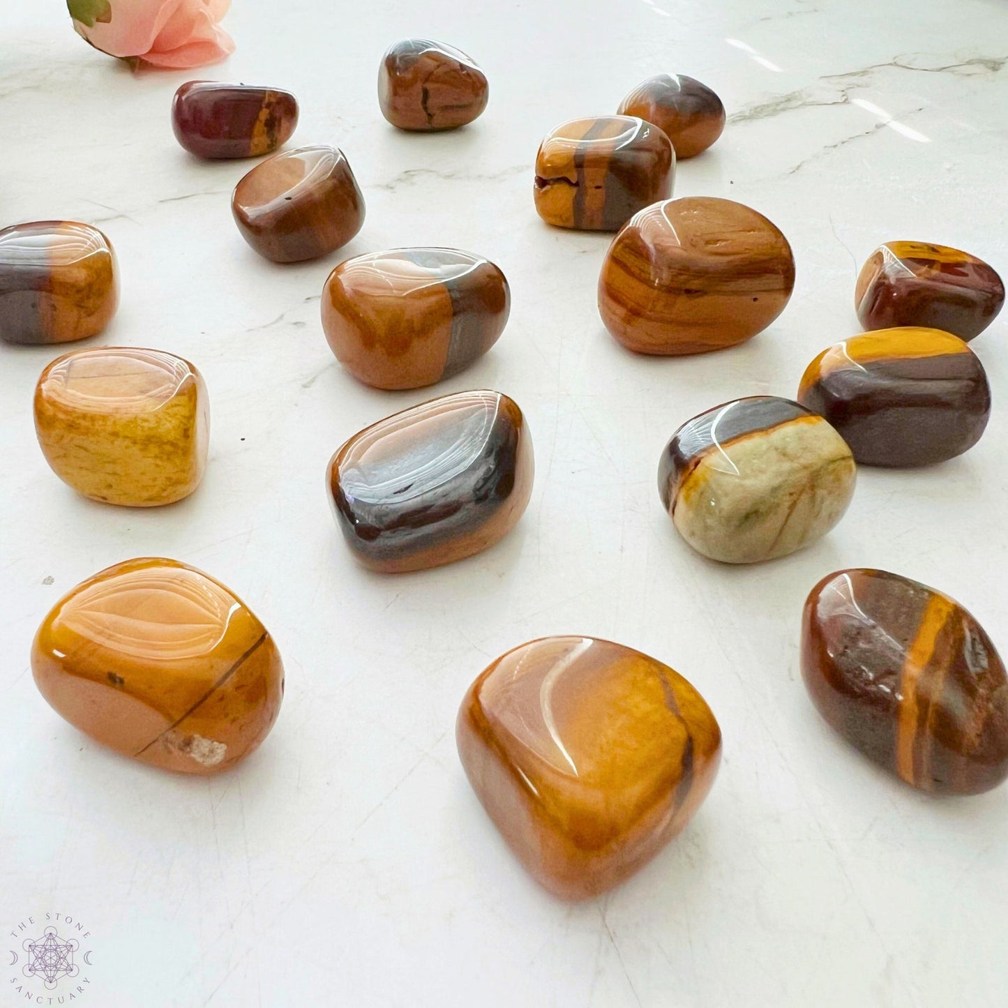 Desert Sunset Jasper Tumbled Stones