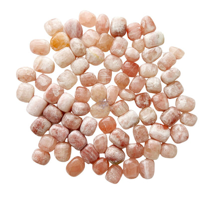 Strawberry Pink Calcite Tumbled Stones