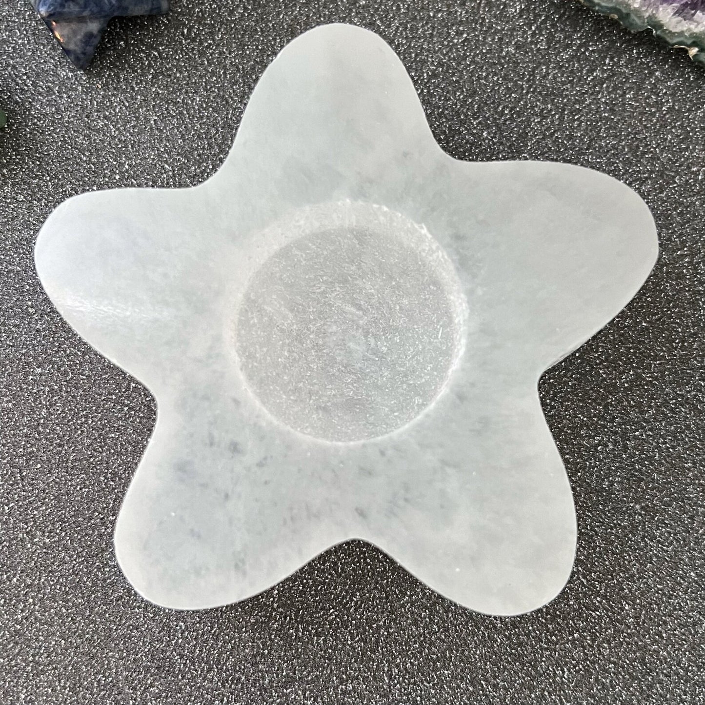 4" Selenite Star T-Light Holder