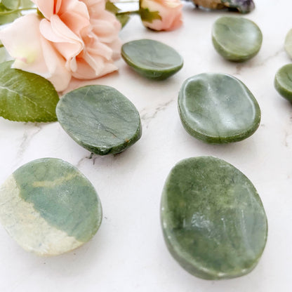 Nephrite Jade Worry Stone