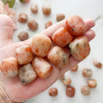 Sunstone Tumbled Stones