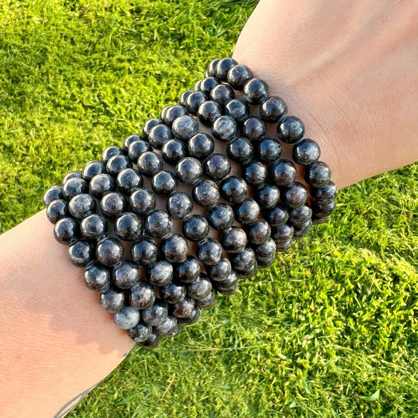 8mm Astrophyllite Bead Bracelet