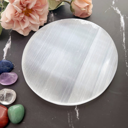 5.5" Round Selenite Charging Plate