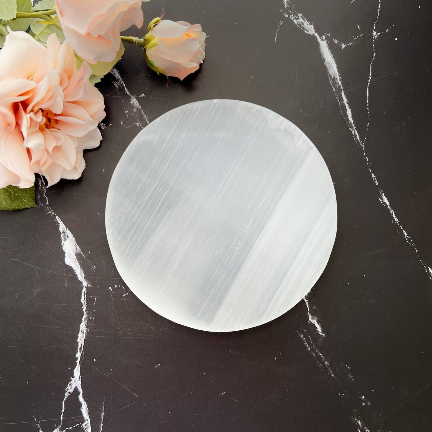 5.5" Round Selenite Charging Plate