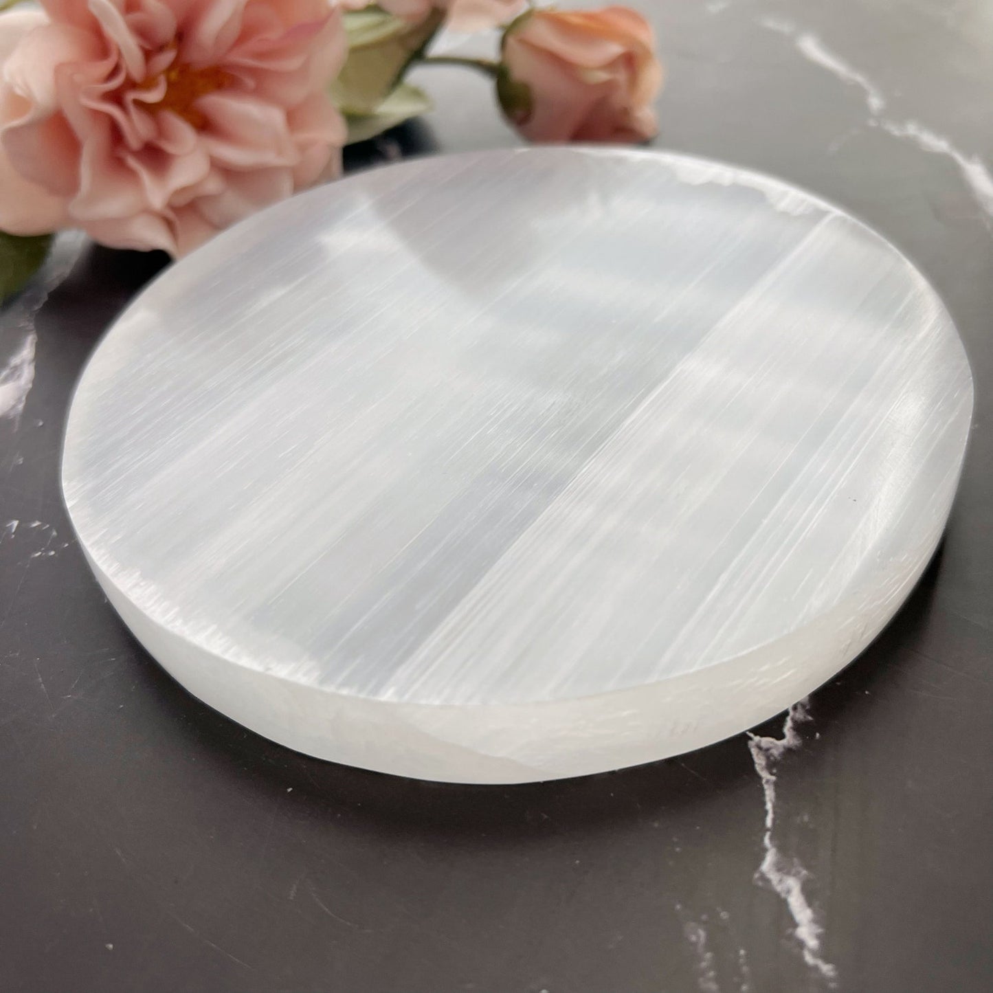 5.5" Round Selenite Charging Plate